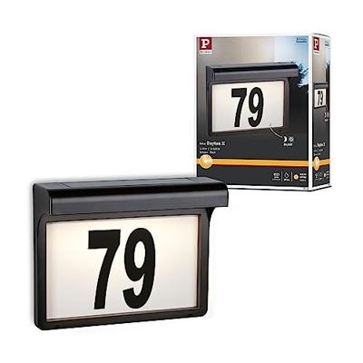 Paulmann 95388 4000870953884 Huisnummerlamp op zonne-energie Energielabel: G (A - G) 0.05 W Warmwit Zwart Paulmann 95388 4000870953884 Huisnummerlamp op zonne-energie Energielabel: G (A - G) 0.05 W Warmwit Zwart