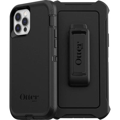 Otterbox Defender - ProPack BULK Backcover Apple iPhone 12, iPhone 12 Pro Zwart Inductieve lading, Stofdicht, Stootbestendig Otterbox Defender - ProPack BULK Backcover Apple iPhone 12, iPhone 12 Pro Zwart Inductieve lading, Stofdicht, Stootbestendig