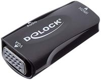 Delock 66560 Adapter HDMI-A female naar VGA female 1080p met audio - thumbnail