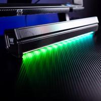 Woxter Big Bass 310 Soundbar met 20 W vermogen (RGB-achtergrondverlichting, 3,5 mm, PC/PS4/Xbox/TV/mobiele telefoon/tablet), stroomvoorziening via USB, zwart - thumbnail