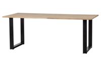 WOOOD Eettafel 'Tablo' met U-poot, 220 x 90cm - thumbnail