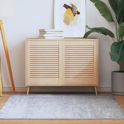 VidaXL Kastdeuren met lamellen 2 st 61,5x49,4 cm massief grenenhout VidaXL Kastdeuren met lamellen 2 st 61,5x49,4 cm massief grenenhout