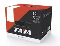 Taya ketting octo 1/2x3/32,7-8 speed,zwart/zilver, 30mtr rol - thumbnail