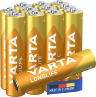 Varta VARTA Longlife AAA Cube Pack12 AAA batterij (potlood) Alkaline 1.5 V 12 stuk(s) - thumbnail