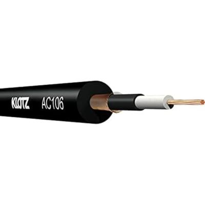 Klotz AC106 audiokabel, 0.22 mm², ø 6.5 mm, per meter