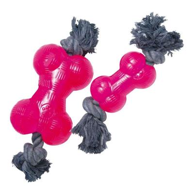 Gloria TPR roze rubberen bot met touw (groot), L