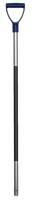 Mestvork steel alum. 115 cm blauw handvat incl rubber grip - thumbnail