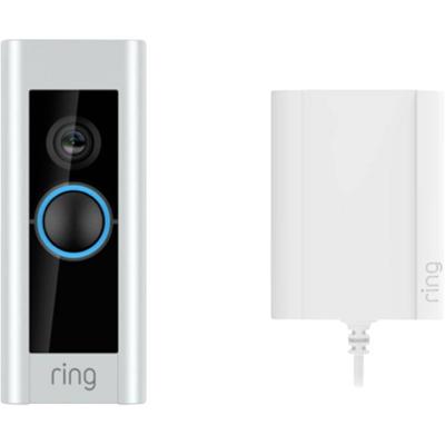 Ring Video Doorbell Pro + Plug-In Adapter Nikkel Ring Video Doorbell Pro + Plug-In Adapter Nikkel