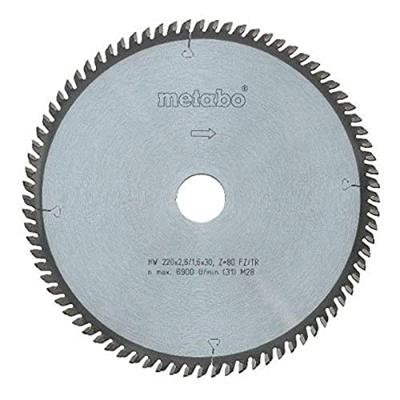 Metabo Accessoires Cirkelzaagblad HW/CT Ø 250x30, 80 WZ - 628087000 Metabo Accessoires Cirkelzaagblad HW/CT Ø 250x30, 80 WZ - 628087000