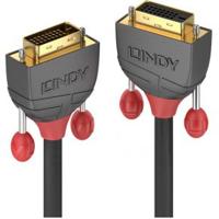 LINDY 36230 0.5m DVI-D Dual Link verlenging, antraciet Line antraciet - thumbnail