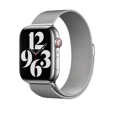 Apple Milanese Loop Band Apple Watch 44mm / 45mm / 49mm Silver