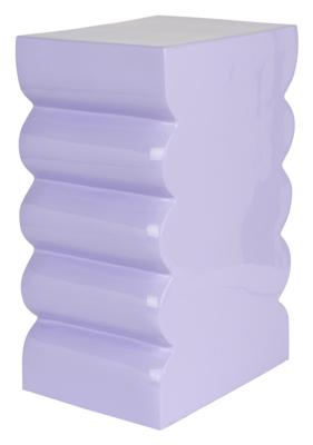 Zuiver Krukje/Bijzettafel 'Curves' 30 x 21cm, kleur Lila Zuiver Krukje/Bijzettafel 'Curves' 30 x 21cm, kleur Lila