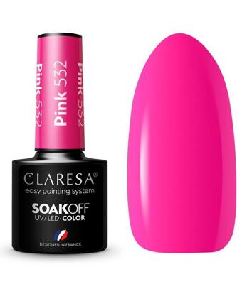 Claresa uv/led gellak 5ml pink 532 sunny garden