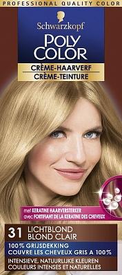 Schwarzkopf Poly Palette Poly Color Creme haarkleuring - 31 Lichtblond