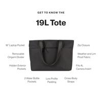 Moment Everything Tech Tote 19L - V2 - black - thumbnail