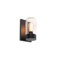 QAZQA Smart buitenwandlamp zwart IP44 incl. Wifi ST64 - Jarra - thumbnail