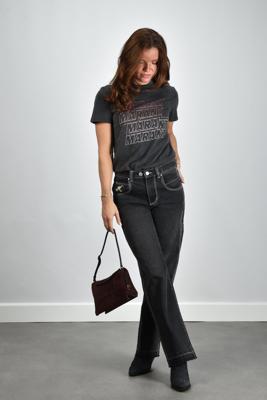 Isabel Marant jeans Jeyda PA0625FA-D1H01I faded black