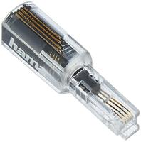 Hama Anti-twist-adapter voor het ontwarren van telefoonkabels (ontwarrend, 360° draaibaar) transparant/zwart - thumbnail