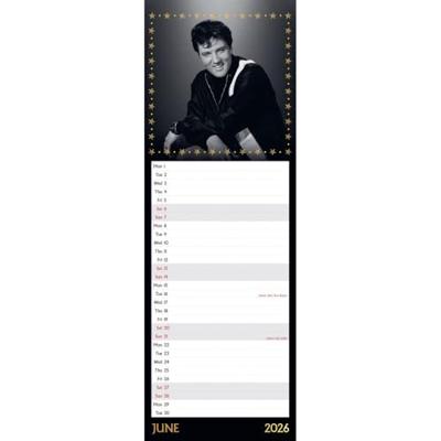 Elvis Presley Kalender 2026 Slimline Elvis Presley Kalender 2026 Slimline