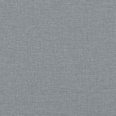 Eetkamerstoelen 6 st stof lichtgrijs