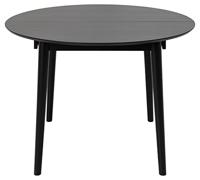 Bendt Uitschuifbare Ronde Eettafel 'Montreux' Eiken 115-154 x 115cm, kleur zwart - thumbnail