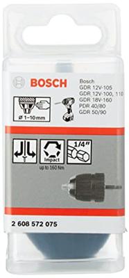 Bosch Accessoires Snelspanboorhouders tot 10 mm 1 - 10 mm, 1/4" 6k 1st - 2608572075 - thumbnail