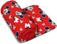 Arditex strandlaken Mickey Mouse polyester 150 x 95 cm rood - thumbnail