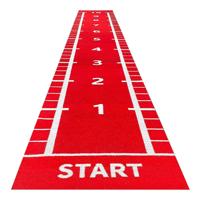 Lifemaxx Sprinttrack 1,5 x 11m rood - thumbnail