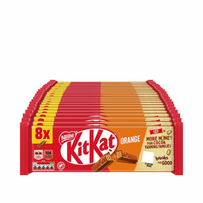 Kitkat 2 Finger Orange 8-pack (20x 165.5g)
