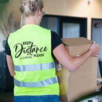 Veiligheidshesje bedrukken - Geel - L/XL - thumbnail