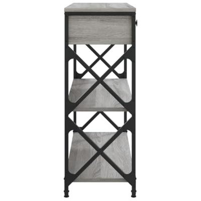 Wandtafel 75x28x75 cm bewerkt hout grijs sonoma eikenkleurig