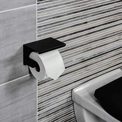 Cornat Toiletrolhouder Planchet Zwart - T364205
