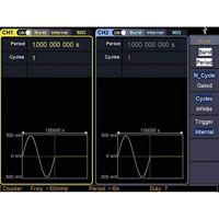 VOLTCRAFT FG-30802T Functiegenerator 1 µHz - 80 MHz 2-kanaals Arbitrair, Ruis, Puls, Blok, Sinus, Driehoek - thumbnail