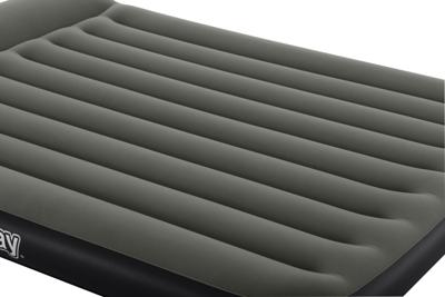Bestway Dubbele Matras met Geïntegreerde Batterijventilator 203x152x30 cm Opblaasbaar en Camping 67930