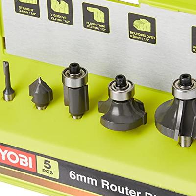 Ryobi RAKRBS5 | 5-delig Frees Set compatibel met R18TR-0 en RRT1600 - 5132003828 - 5132003828