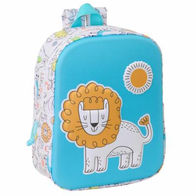 Schoolrugzak Safta Blauw Wit 22 x 27 x 10 cm