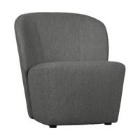 vtwonen Fauteuil 'Lofty' Bouclé, kleur Staalgrijs - thumbnail