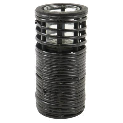 Countryfield windlicht omara zwart 30 cm | 8 stuks