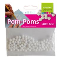 Vaessen Creative • krijt tool pompoms 5mm - thumbnail