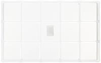 Really Useful Box opbergdoos 4 liter met 2 dividers, transparant - thumbnail