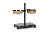 Standaard A la Carte met 2 creme 25 cm hondenvoerbakkenbakken - thumbnail