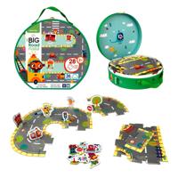Barbo Toys Grote wegen puzzel koffer - maak je eigen wegen (5846) - thumbnail