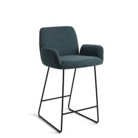 Jesper Home Barkruk 'Misaki' Slide Black, kleur Merry Mermaid (zithoogte 65cm) - thumbnail