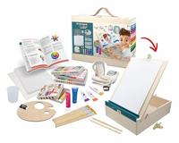 Houten kunstenaarsatelier groen - thumbnail