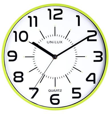 Unilux Pop wandklok, diameter 30 cm, groen