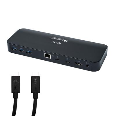 i-Tec Thunderbolt 3 Dual 4K Docking Station + USB-C / DP kabel i-Tec Thunderbolt 3 Dual 4K Docking Station + USB-C / DP kabel