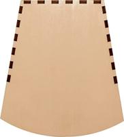 NeXtime NE-5207RZ Tafelklok Rocky 19.5x18x8.8 Cm Hout Zalm - thumbnail