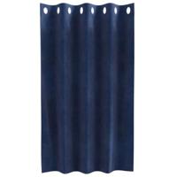 VidaXL Verduisterende gordijnen 2 pcs donkerblauw 140 x 140 cm fluweel - thumbnail