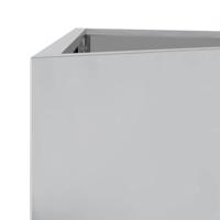 Plantenbak driehoek 40x34,5x70 cm gegalvaniseerd staal - thumbnail