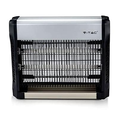 V-TAC VT-3216 Insectenvernietiger UV-lamp 16 W (Ø x h) 354 mm x 93.5 mm Aluminium, Zwart 1 stuk(s)